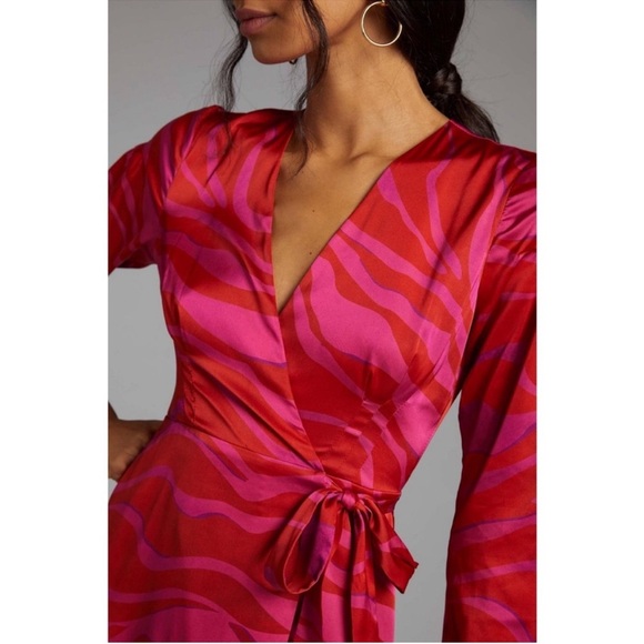 Anthropologie x Hutch Ciara‎ Zebra-Striped Maxi Dress $297 Small - Picture 2 of 12